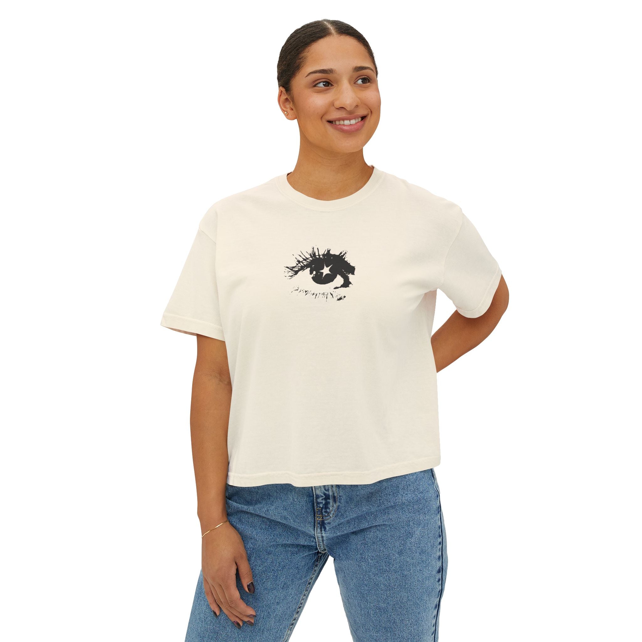 You Don't Care At All Cropped Tee