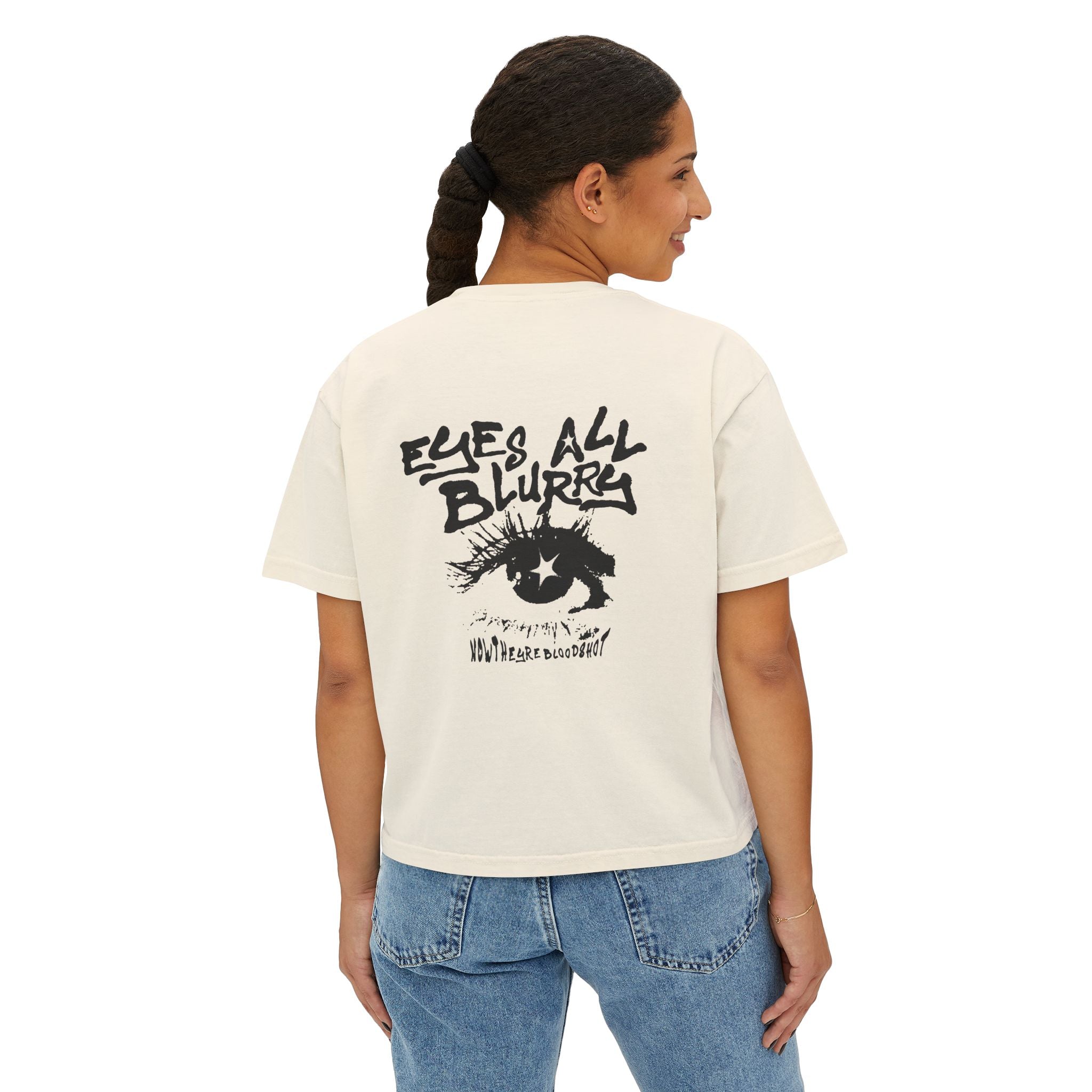 You Don't Care At All Cropped Tee