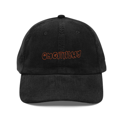 OMGITIILWY Vintage Corduroy Hat
